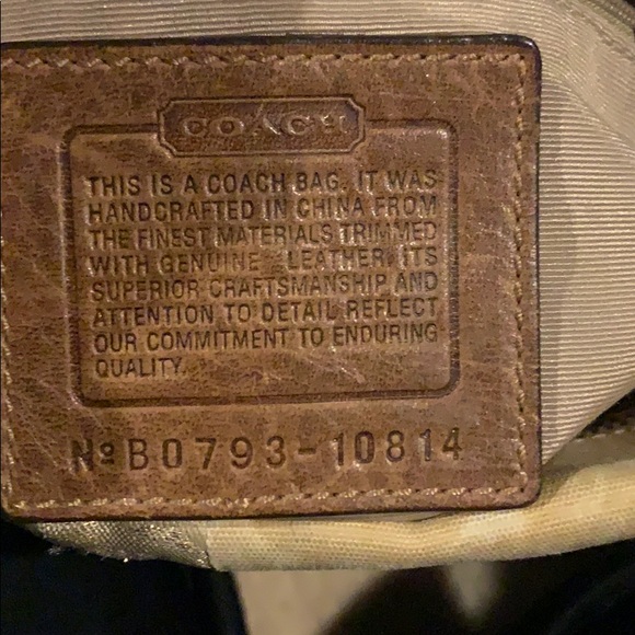 Multi Colored TanCoach bag - Picture 3 of 3